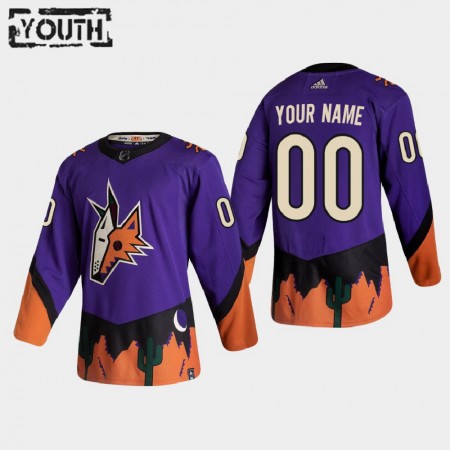Kinder Eishockey Arizona Coyotes Trikot Custom 2020-21 Reverse Retro Authentic